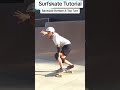 Surfskate Tutorial zum Nachmachen für Anfänger - Backside Turn (Deutsch)