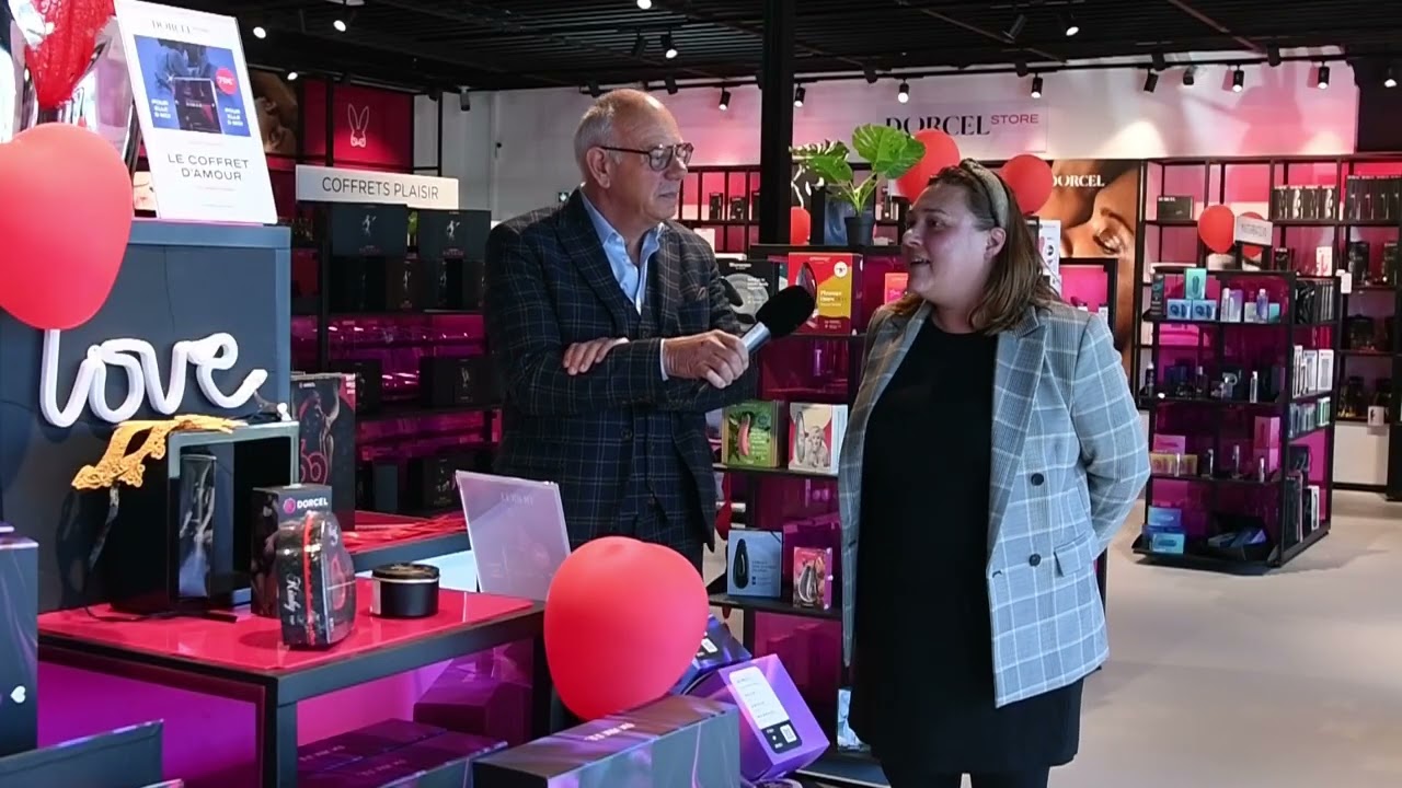 Tour de ville - Dorcel Store ouvre en Zone Nord à Limoges . Le 14/02/2023 Vidéo Stephane LEFEVRE
