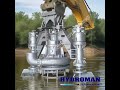 Hydroman® Excavator Hydraulic Dredging Pump for Pumping Sea Sand-Hydroman #slurrypump #waterpump