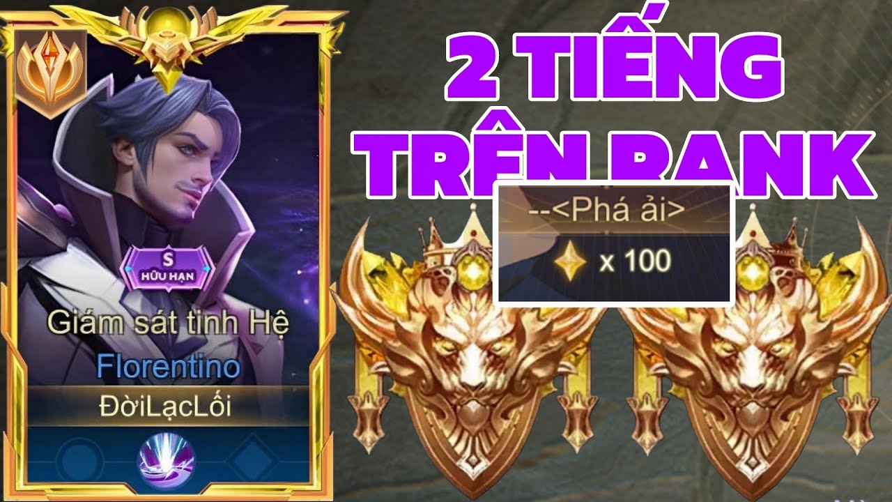 2 Tiếng ( Rank Đơn ) Cho Những Trận Đấu Cuối Cùng Lên Chiến Thần 100 Sao Của Onekill