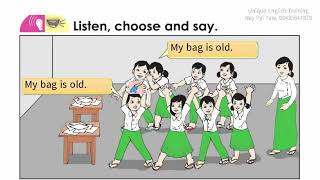 Grade 2 English (အင်္ဂလိပ်စာ) သင်ရိုးသစ် , Unit -2, lesson 5 (နားထောင်၍ရွေးချယ်ပါ၊လိုက်ပြောပါ)