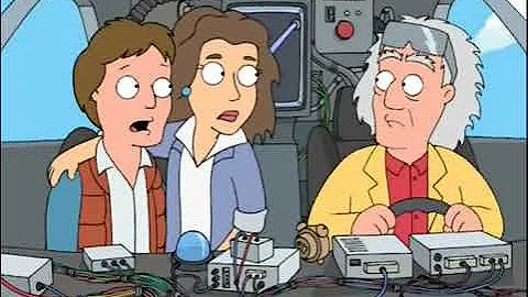 Back to the Future Family Guy (Good Quality)