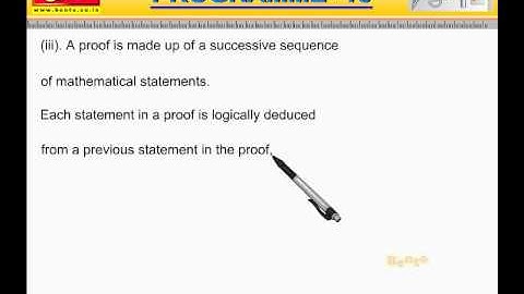 Cbse Class 9 th Maths Score 100 Marks Video     proof in mathematics 2