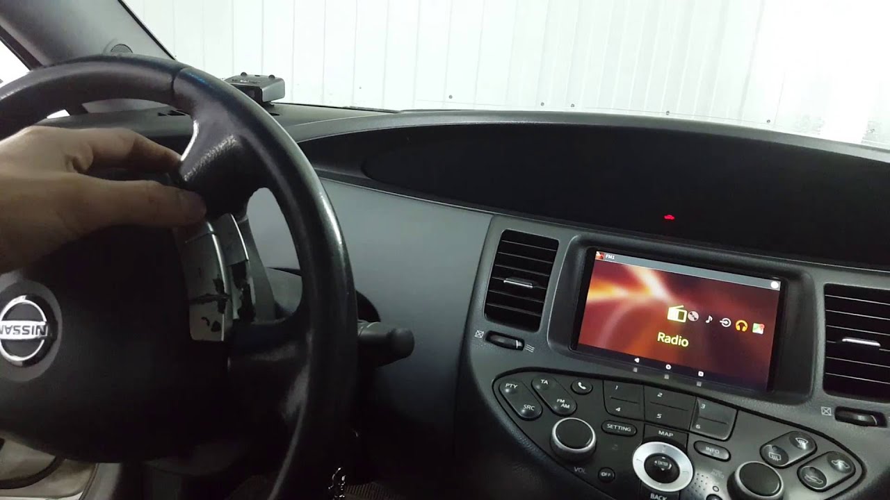 Альтернативная мультимедиа Nissan Primera P12 YouTube