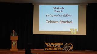 2021 WCMS Academic Awards 8th Grade