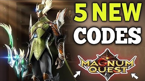 5 NEW MAGNUM QUEST  REDEEEM CODES October 2021 - CODE MAGNUM QUEST - MAGNUM QUEST CODES 2021