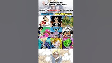 Android 18 Is Coming For You  😏|  #dragonball #dragonballz #dbz
