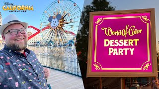 Disney’s California Adventure 2022 | World Of Color Dessert Party & Riding Guardians of The Galaxy