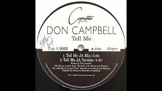 Don Campbell - Tell Me (JA Version)