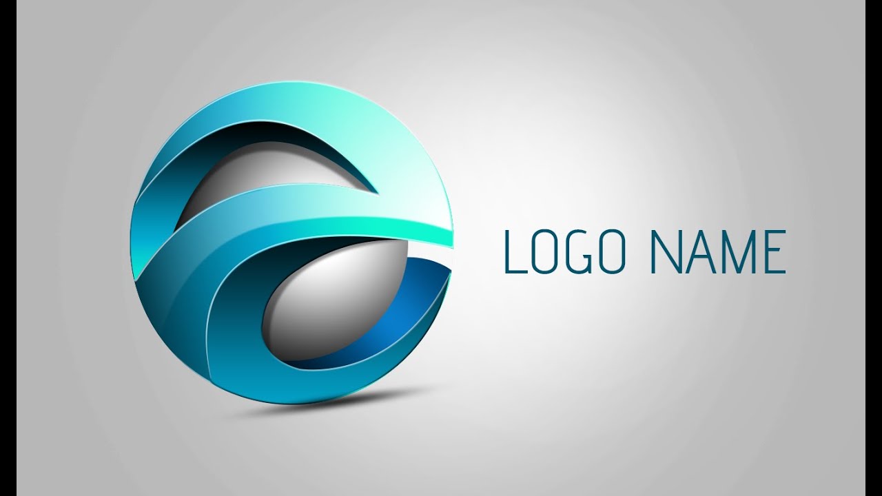 Photoshop Tutorial  3D Logo Design Element  YouTube