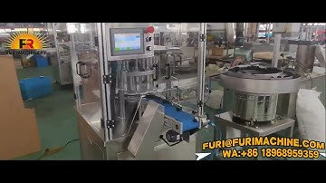 Two parts cap assembly machine