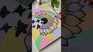 Try This Creative Canvas Painting Ideas  shorts bohoart shorts abstractart drawing