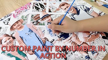 Turning a Personal Photo into Art | Custom Paint by Number