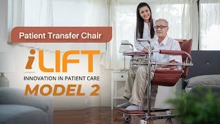 Patient lifting equipment iLIFT Model 2 Lift and transfer device for home use easy and portable.