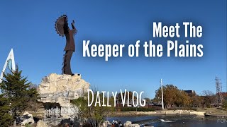 I Met the Keeper of the Plains in Wichita - Daily Vlog