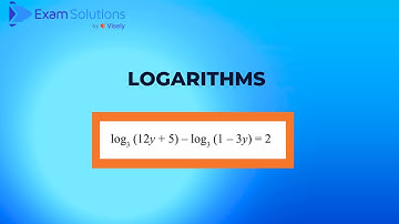 A level Edexcel November 2021 Paper 2 Q3 - Logarithms | ExamSolutions