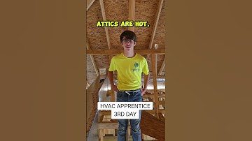 Hvac apprentice on his 3rd day. Earned the infamous white belt (zip tie)!  #hvac  #hvactechnician