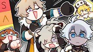 I made the HSR voice actors rank EVERY character FT. Aventurine, Jing Yuan, and Phainon's VAs