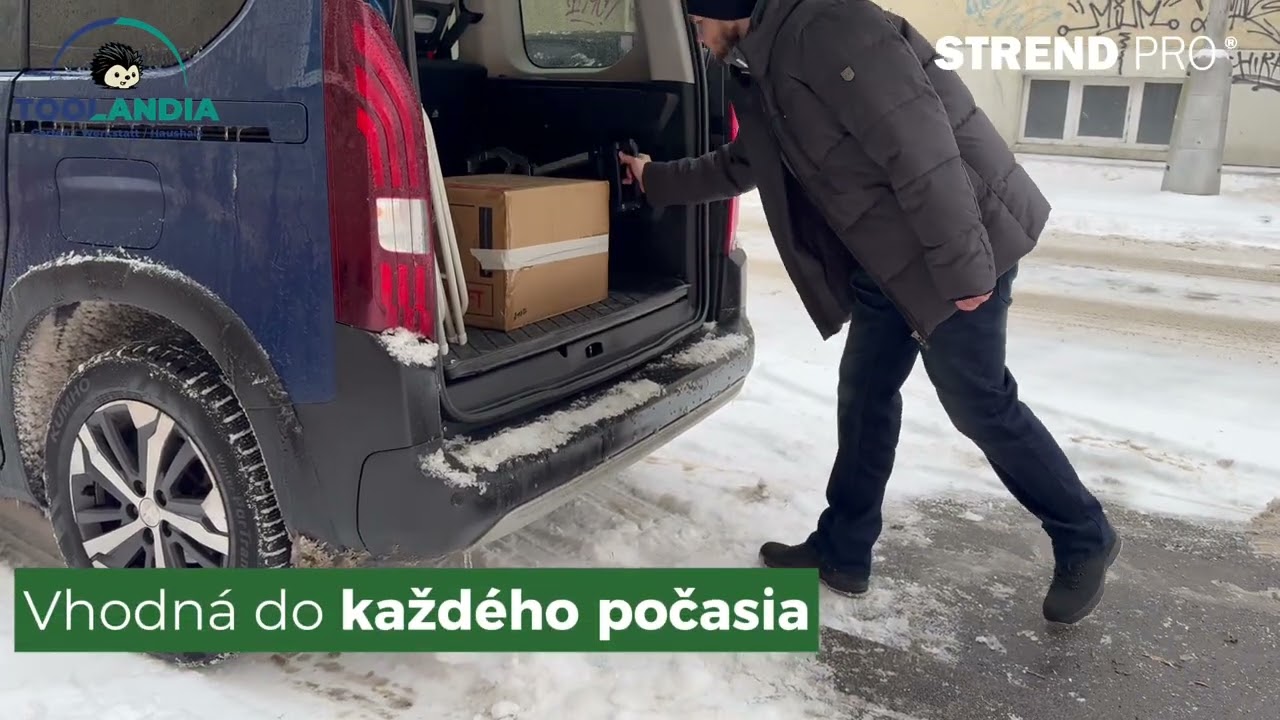 2182518 - Rudľa Strend Pro, prepravný vozík, skladacia schodisková, teleskopická, max. 75 kg