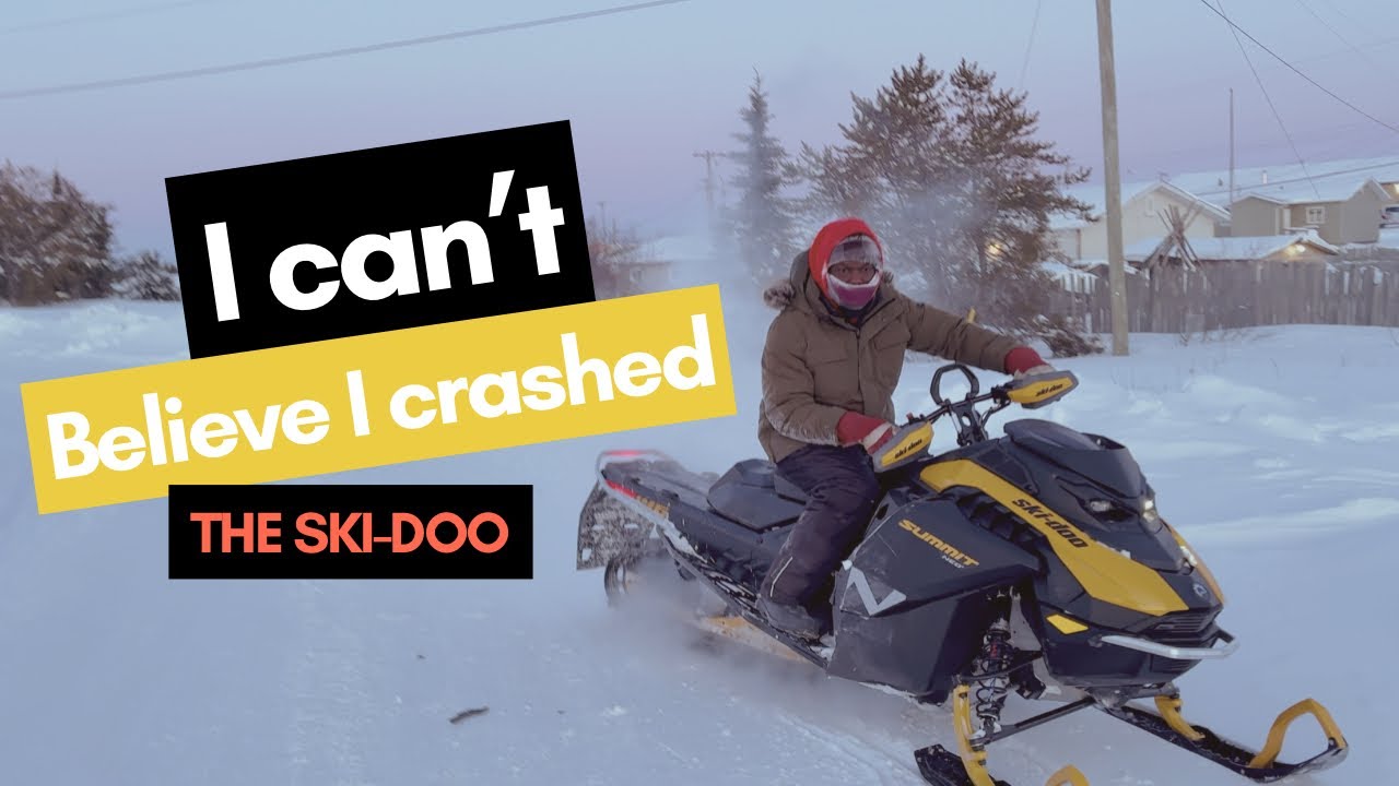 First time riding a Ski-Doo, then this HAPPENED 🥶💥😬😬