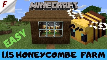 ✅ Minecraft Beehive apiary easy to build bee nest honeycomb farm Java 1.15
