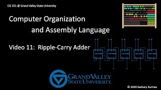 DEPRECATED CIS 351 Video 11: Ripple-Carry Adder DEPRECATED