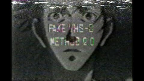 TUTORIAL : VHS EFFECT- After Effects (READ DESCRIPTION)