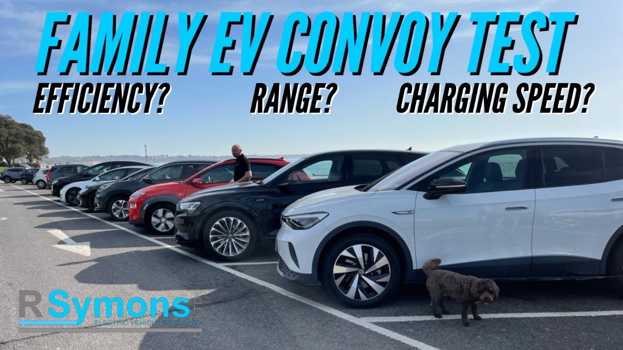 VW ID4 v Tesla Model S 3 X v Audi E-Tron v Hyundai Kona v Kia E-Niro Range efficiency and charging