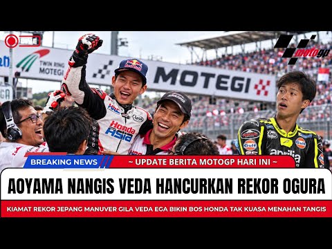 BIKIN MERINDING ‼️ VEDA EGA PRATAMA HANCURKAN REKOR OGURA, BOS HONDA MENANGIS !!