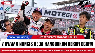 BIKIN MERINDING ‼️ VEDA EGA PRATAMA HANCURKAN REKOR OGURA, BOS HONDA MENANGIS !!
