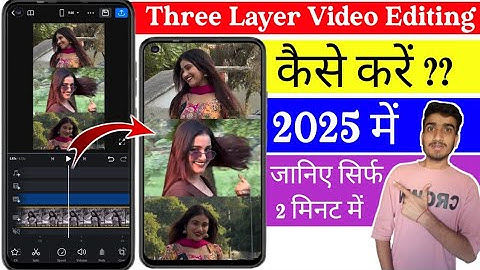 Trending 3 Layer Video Editing In Vn App || 3 Layer Video Editing Kaise kare || Vn Video Editor ||