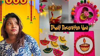 DIY Diwali 🪔 Decoration ideas 💡 (Part -2)...DIY Water candle 🕯️, Greeting card 📝 etc....