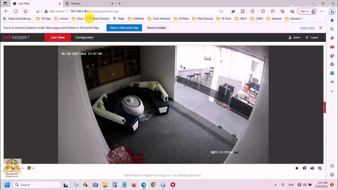 IP Camera not support browser? How to fix it now? Hikvision support YouTube