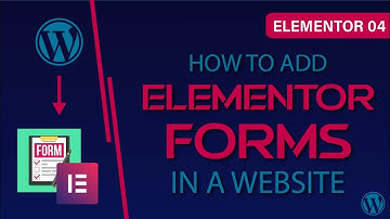 Elementor 04 | How To Add Elementor Forms In A Website | Virtual Crafts
