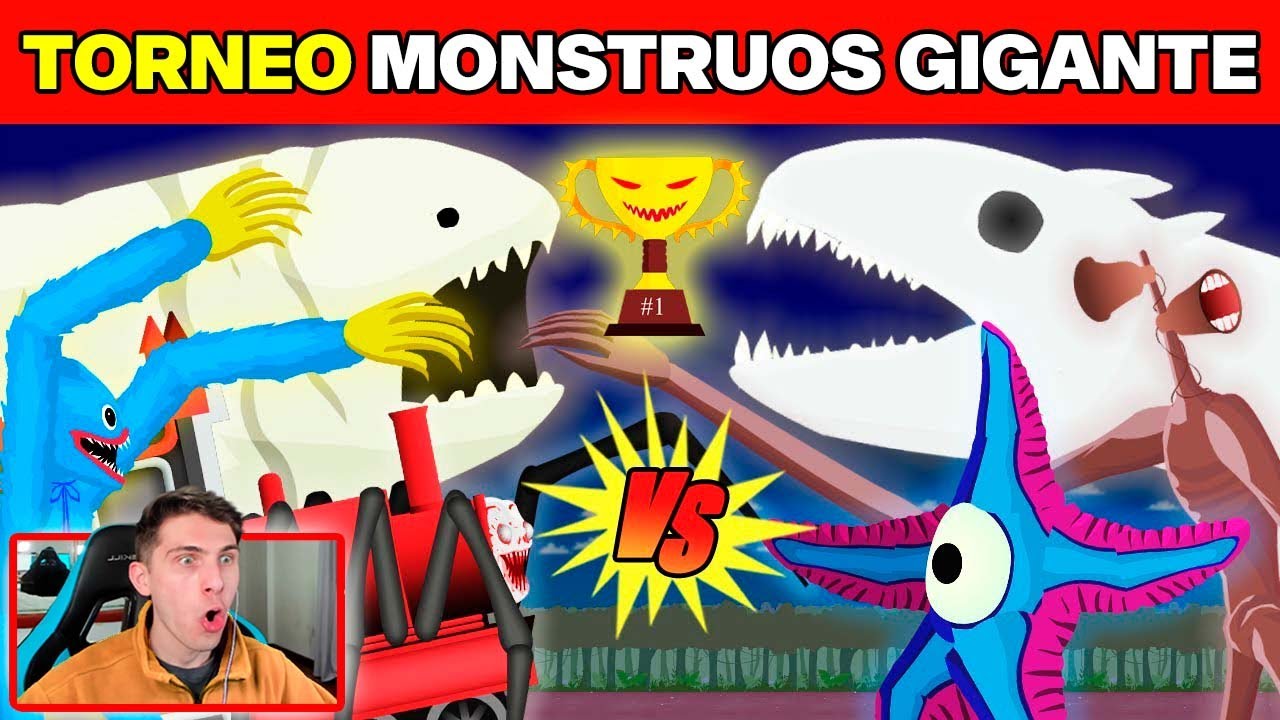 MONSTRUOS CREEPY GIGANTE TORNEO DE PODER - REACCION THEKALO