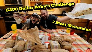 $208 Arbys Dollar Menu Challenge | ManVFood | Molly Schuyler