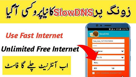 SlowDNS Fast Free Internet on zong sim|How to Use Fast Internet|Best Tricks
