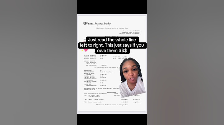 How to read your IRS transcript #taxes