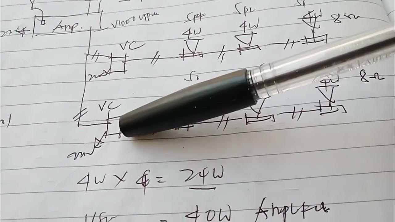 Basic Wiring Diagram for the Public Address System (PA) YouTube