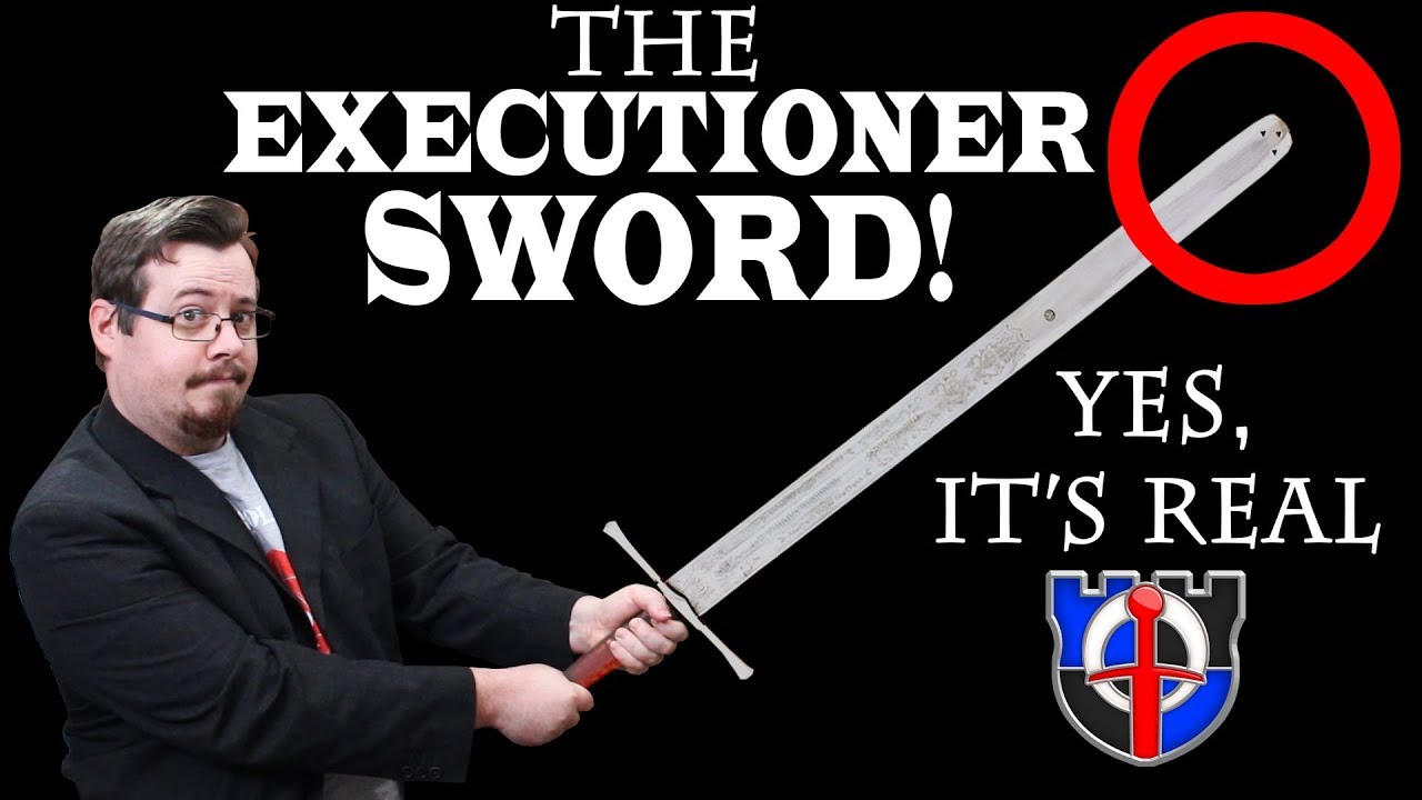 games people play Underappreciated historical weapons: THE EXECUTIONER SWORD