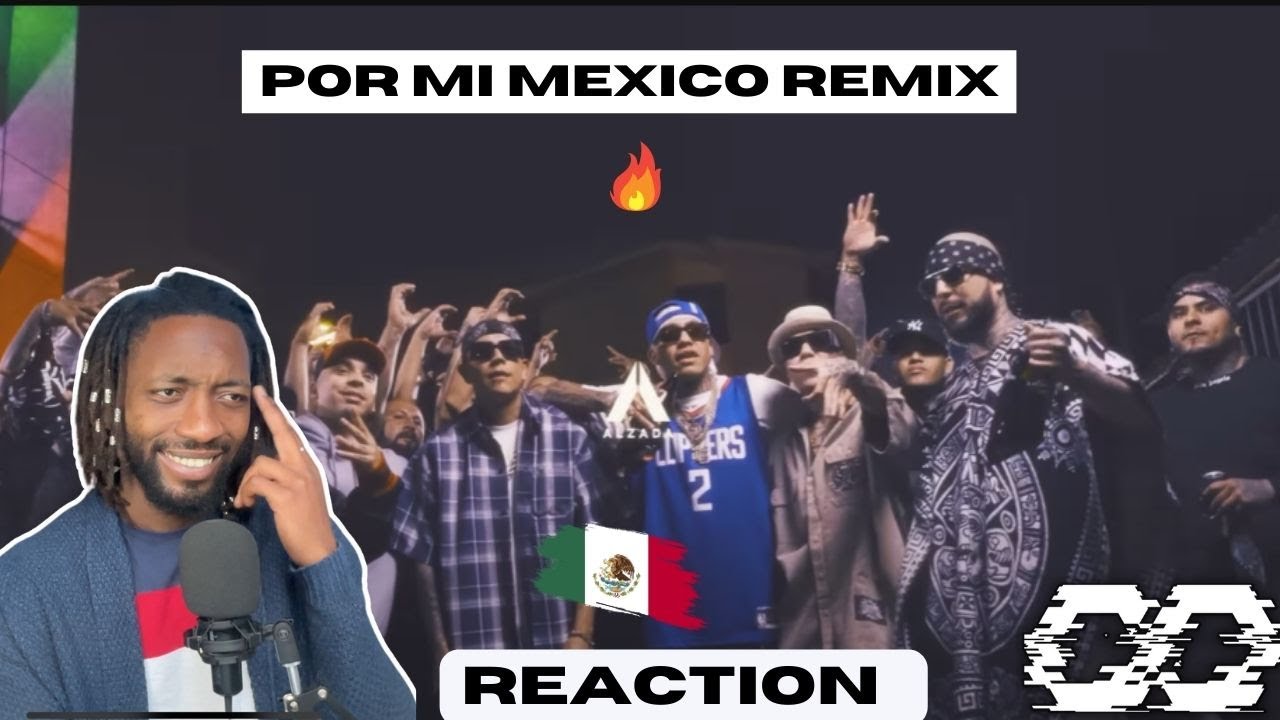 Por Mi Mexico Remix - Lefty SM, Santa Fe Klan, Dharius, C-Kan, MC Davo & Neto Peña | UNIQUE REACTION