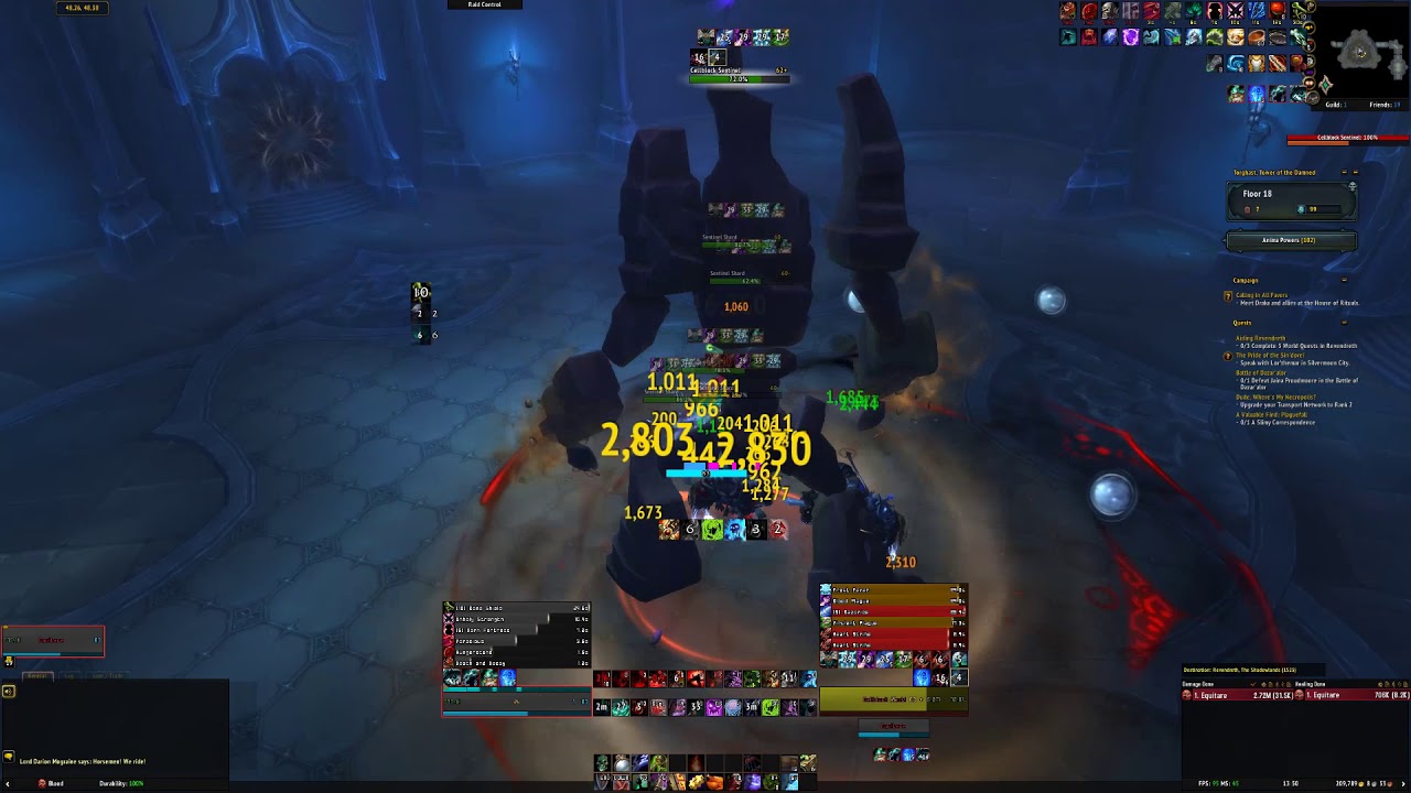 Solo Blood DK Torghast L7F18 Cellblock Sentinel
