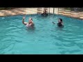 Fun in the swimming pool