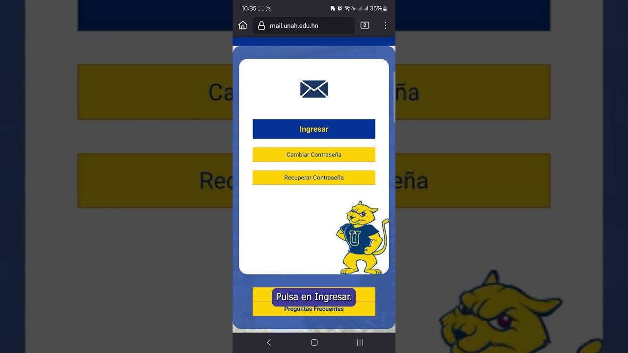 Recover your UNAH Registration (DIPP) 2025 password