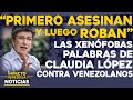 Xenofobia en su máxima expresión: Claudia Lòpez DESTRUYE a venezolanos | 🔴 NOTICIAS VENEZUELA HOY