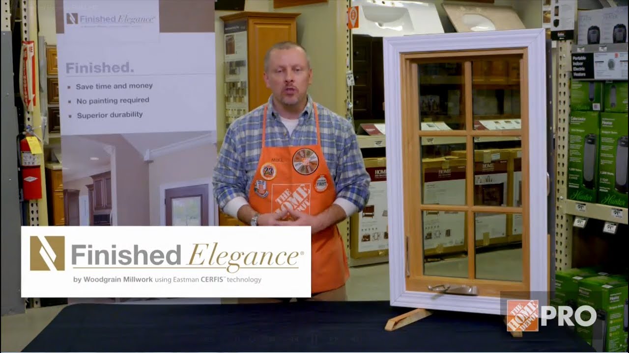 Finished Elegance Moulding by Woodgrain Millwork The Home Depot YouTube