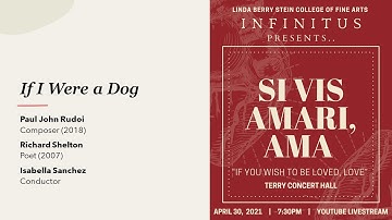 If I Were a Dog by Paul John Rudoi, JU Infinitus, Isabella Sanchez, Conductor