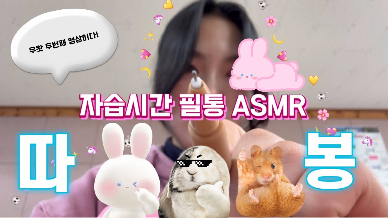 학교 동아리 자습시간에 필통 ASMR ✏️
