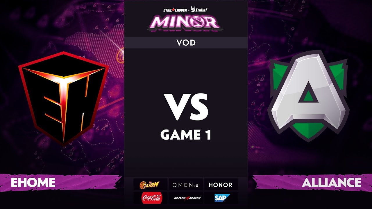 [RU] EHOME vs Alliance, Game 1, StarLadder ImbaTV Dota 2 Minor S2 Group Stage