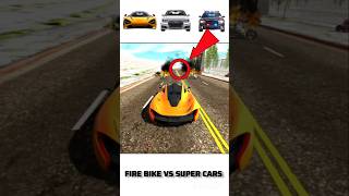 🔥 Fire Bike vs Super Cars Challenge in Indian Bike Driving 3D! 🏍️🔥🏎️ #indianbikesdriving3dnewtodayu